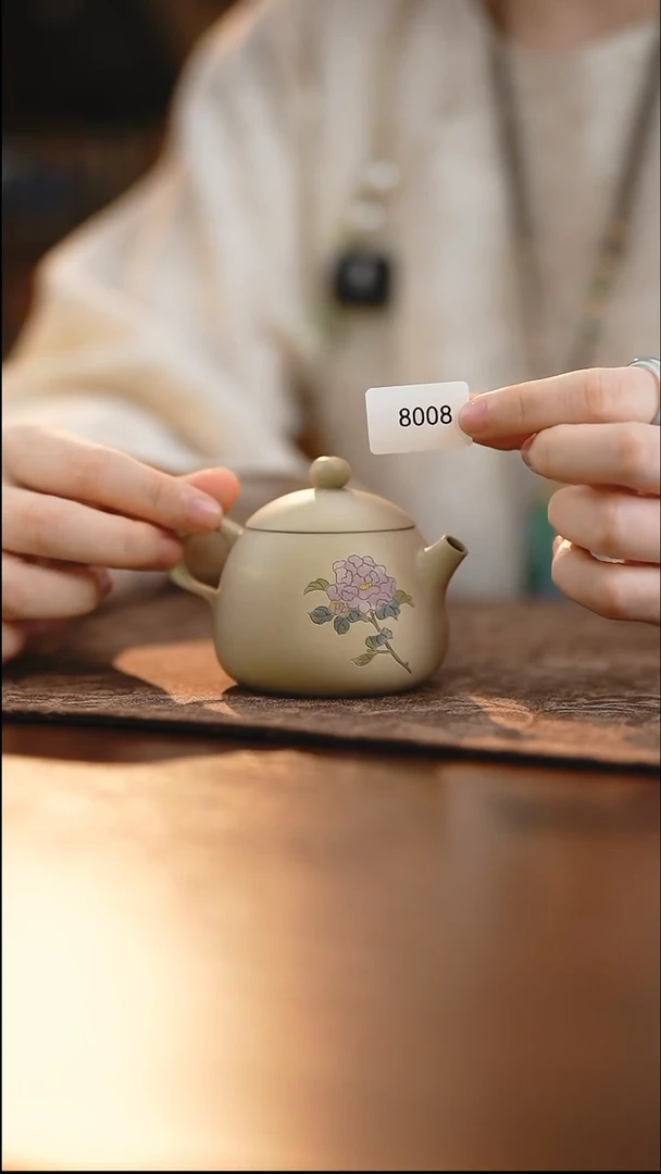 雲梦茶器紫陶茶壶8008
