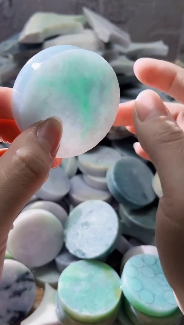 裸石翡翠天然翡翠A货古 南 968