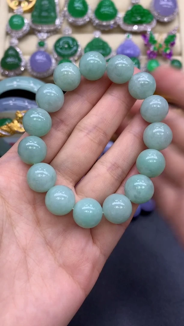 未镶嵌手串翡翠171-中国好珍宝