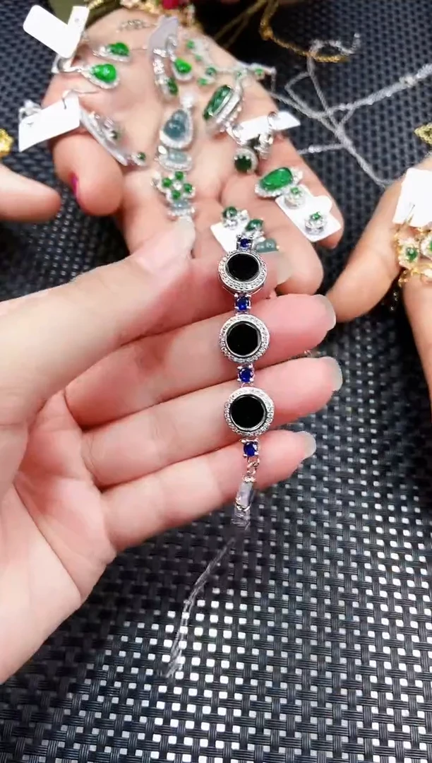 【闪购商品】翡翠手链未镶嵌11111111