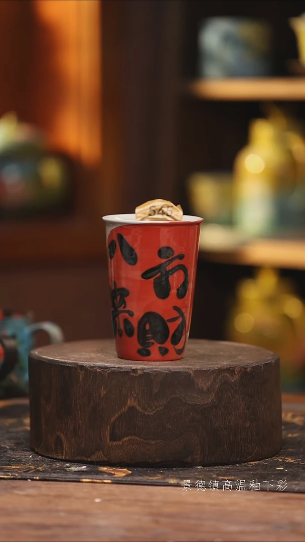 陶瓷景德镇高温釉下手绘陶瓷@L545@