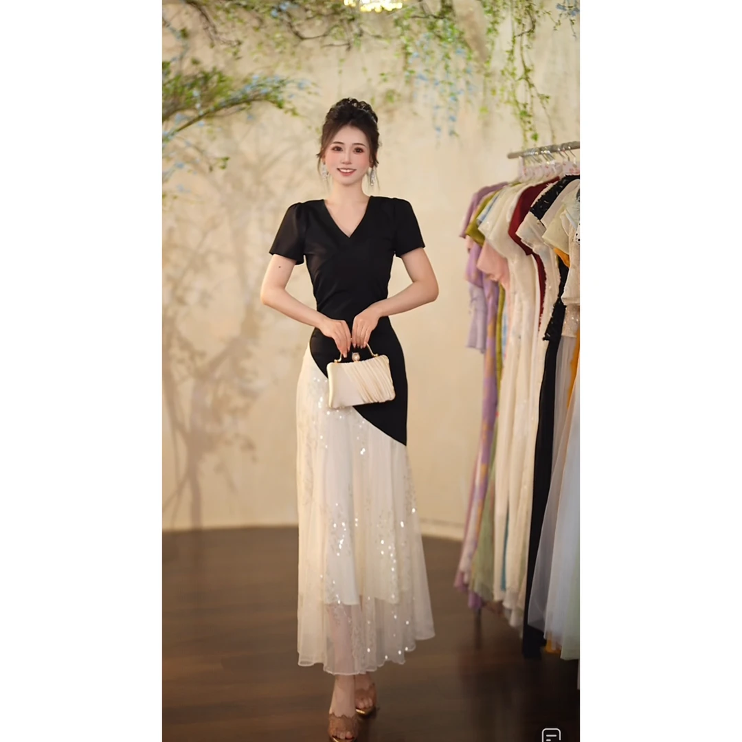 瑞瑞定制-1466（婀娜多姿）连衣裙N986