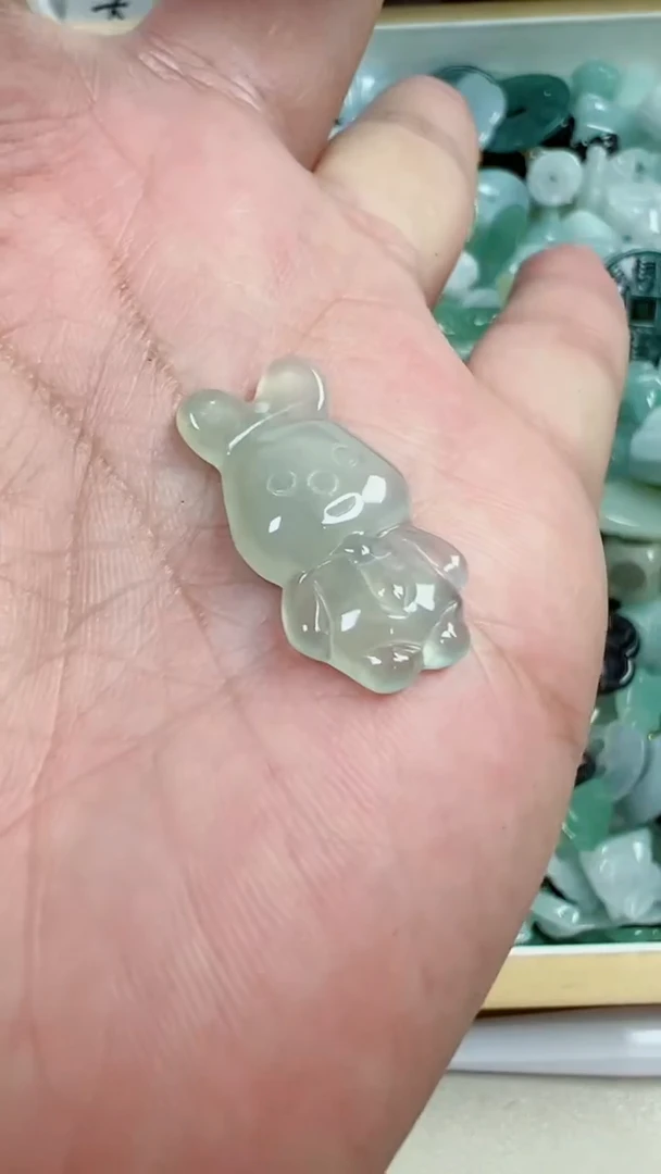 散珠翡翠449号，A货翡翠