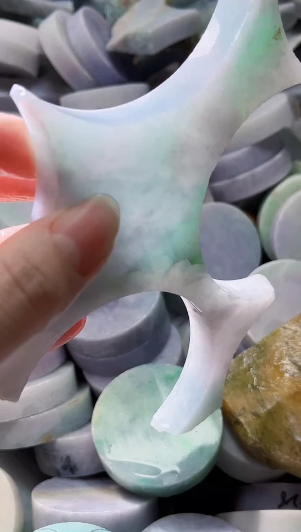 裸石翡翠天然翡翠A货玉 南 914
