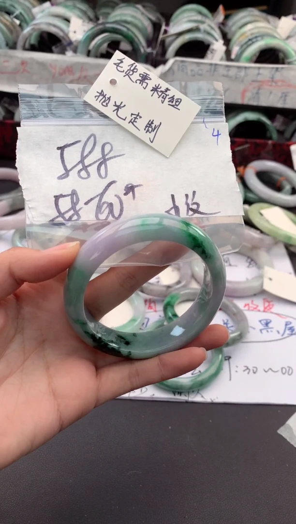 【闪购商品】定制翡翠未镶嵌毛货需精细抛光+多人