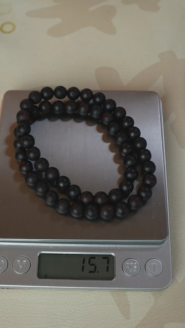 降真香手串/手链小***浩海南三宝降真香卡8双圈圆珠