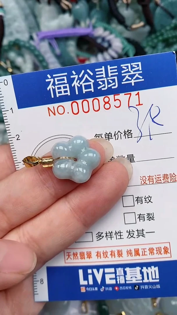 翡翠未镶嵌颈饰...0008571