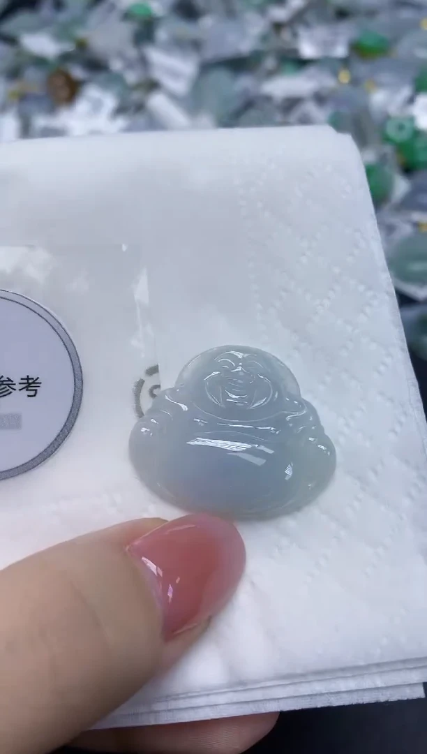 颈饰未镶嵌翡翠天然缅甸翡翠A货百元以上9元证书费自理