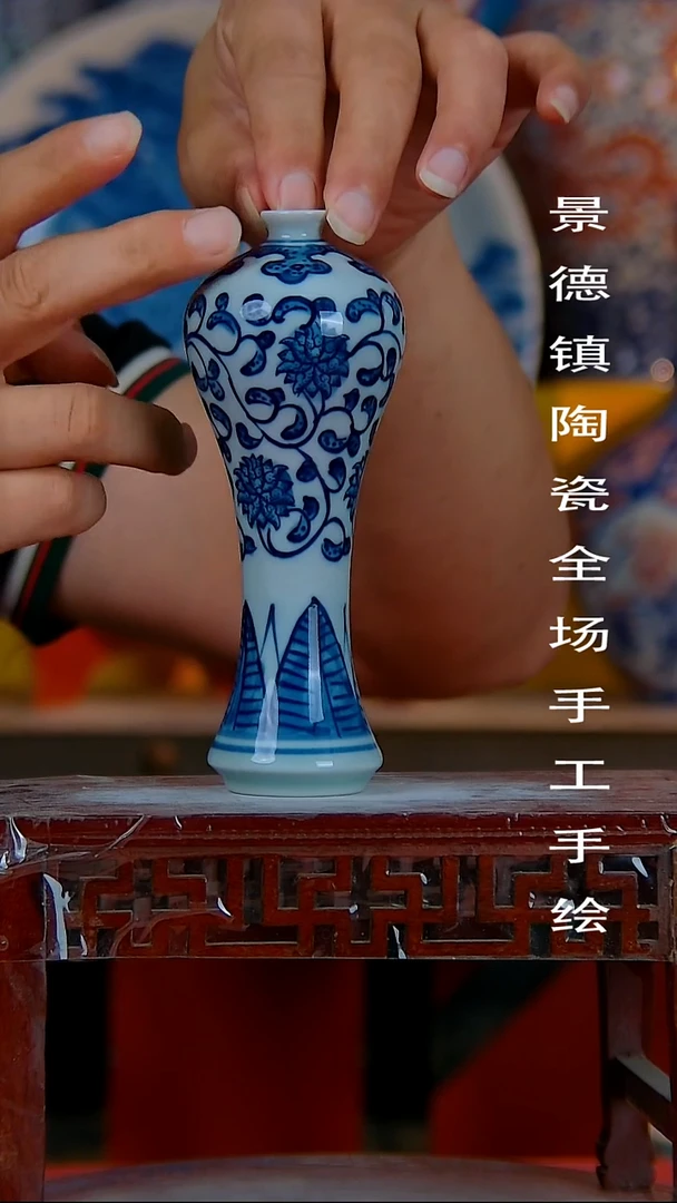 摆件景德镇陶瓷 全场手工手绘