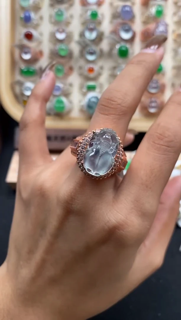 未镶嵌戒指翡翠缅甸天然a货翡翠