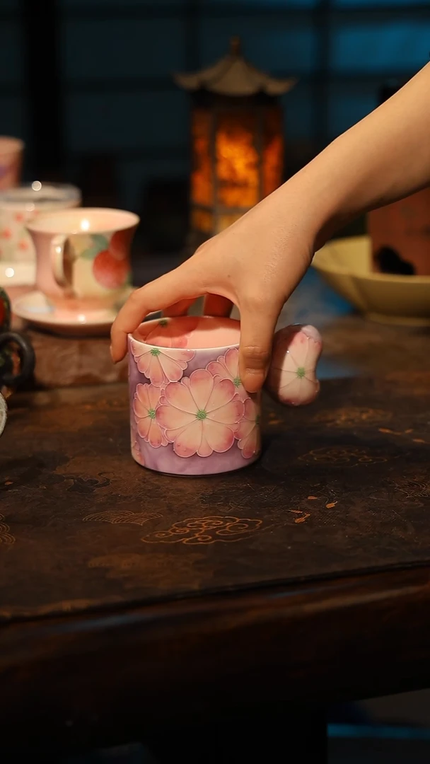 陶瓷景德镇高温釉下彩手工手绘款式