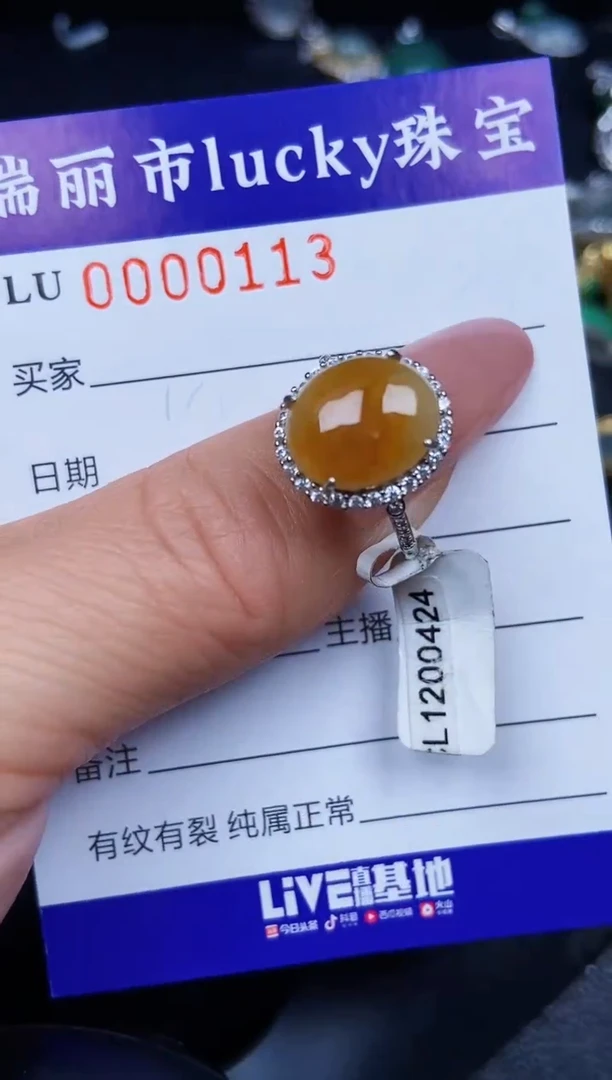 翡翠银S925镶嵌颈饰0113