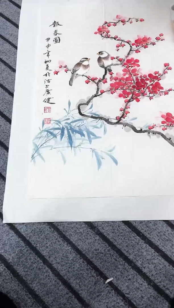 精品国画花鸟作品