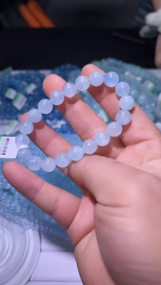 1海蓝宝石（处理）J021-9mm海蓝宝单圈-多样性发其一