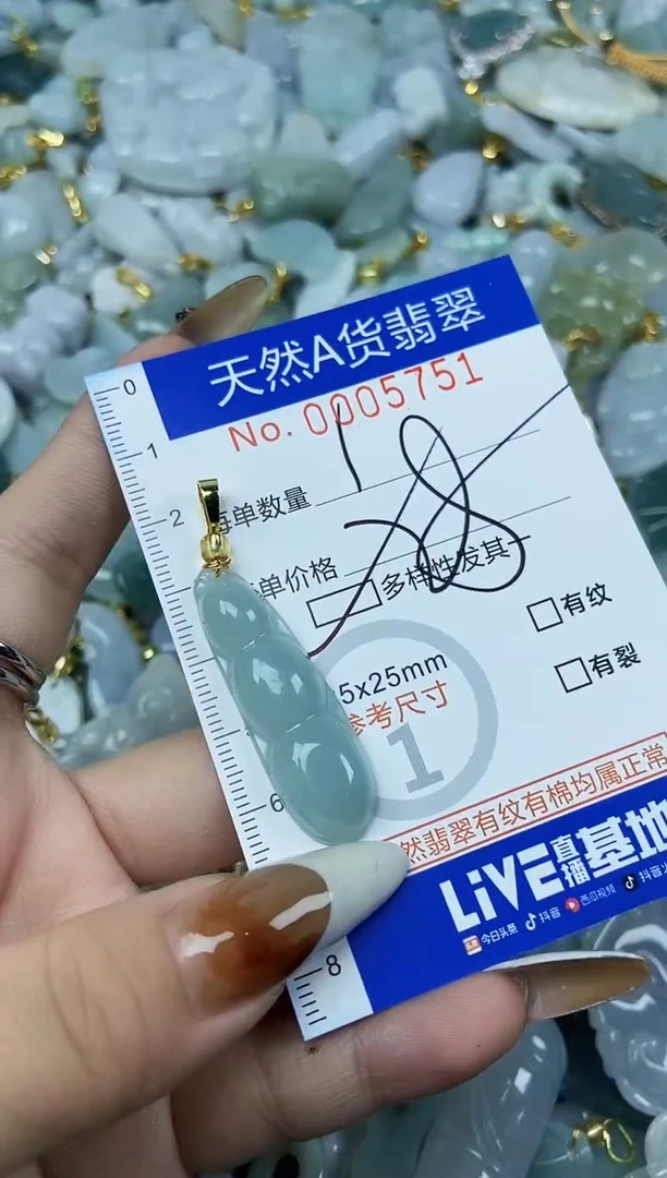 【闪购商品】翡翠颈饰未镶嵌天然A货翡翠