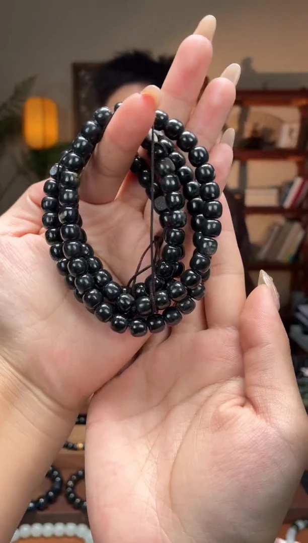 项链未镶嵌和田玉7-8的108