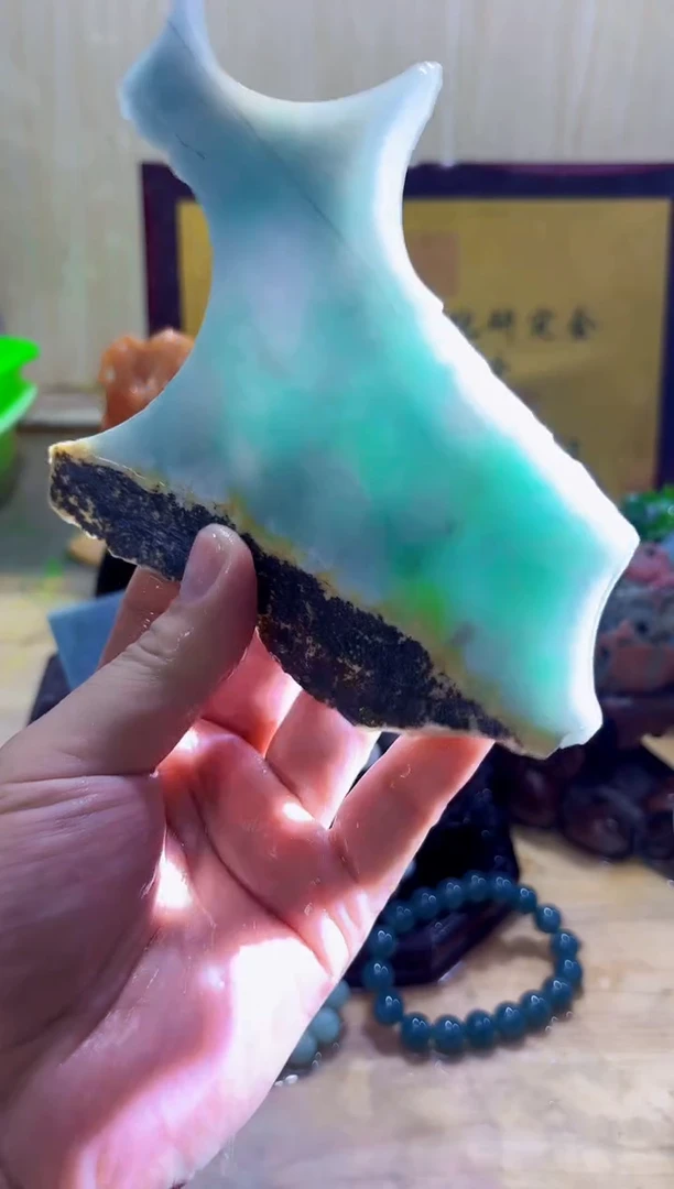 颈饰未镶嵌翡翠A货常星4939