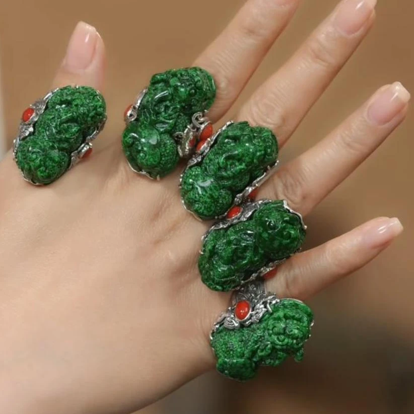 R*吞金库貔貅戒指（腰佩）@YS008121830@多样性发其一