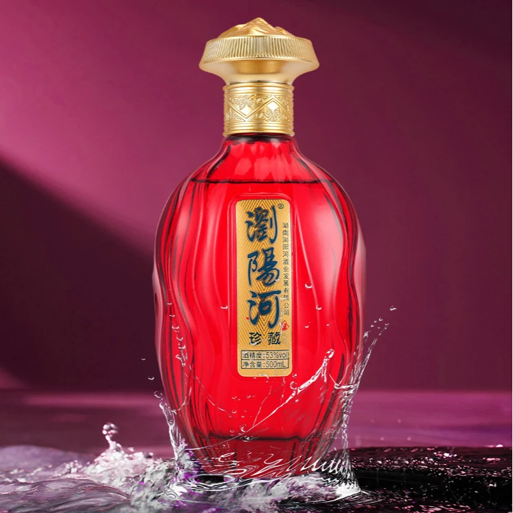浏阳河酒珍藏红酒53度酱香型白酒500ML单瓶装【Z】53%Vol