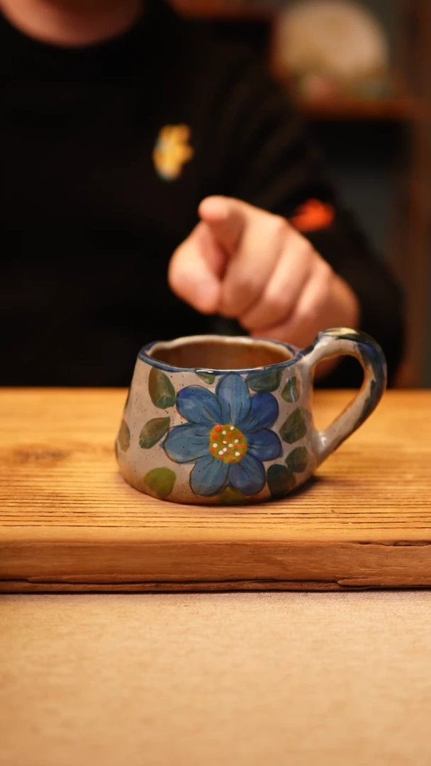 【闪购商品】@@陶园瓷舍@@纯手工手绘@高温釉下彩