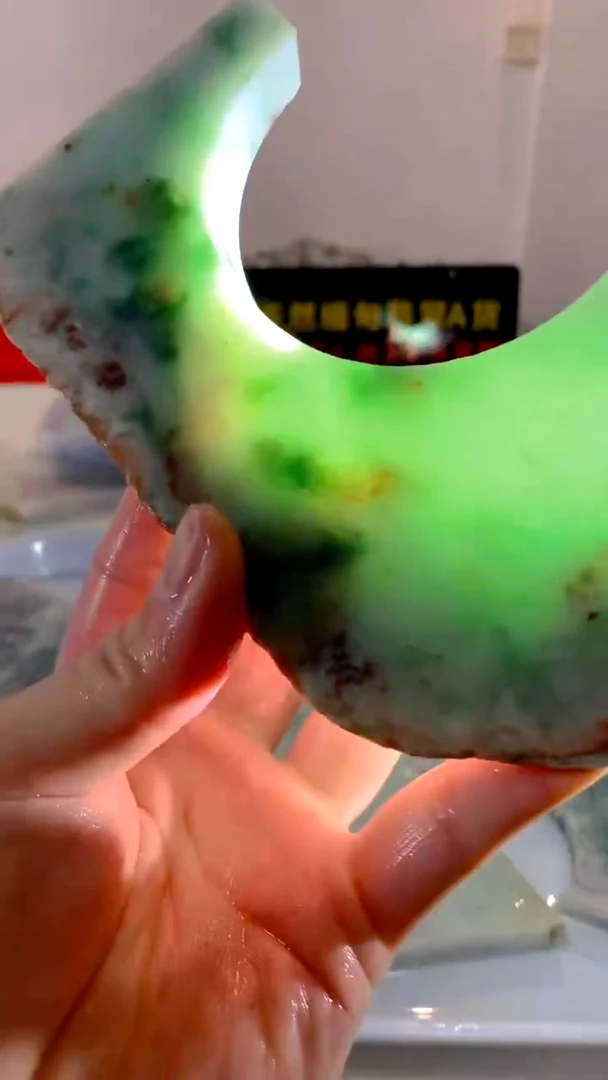 翡翠未镶嵌颈饰缅甸A货翡翠3代134