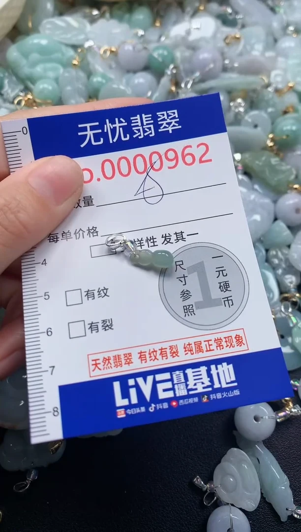 颈饰未镶嵌翡翠962