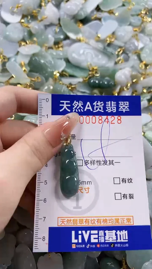 颈饰未镶嵌翡翠天然A货翡翠