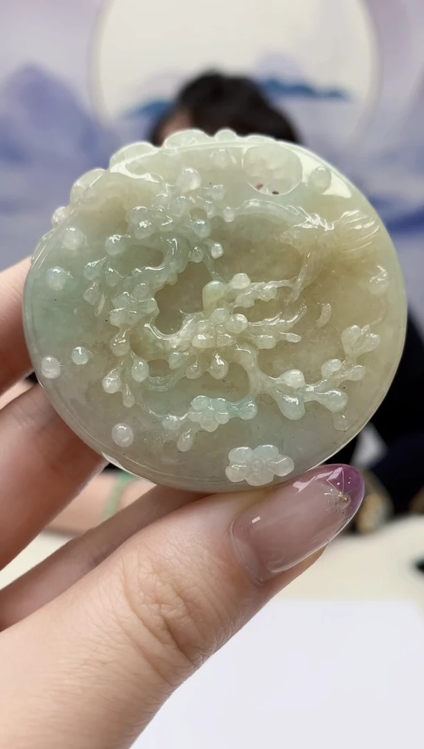 翡翠未镶嵌颈饰5060jw-jj挂件5