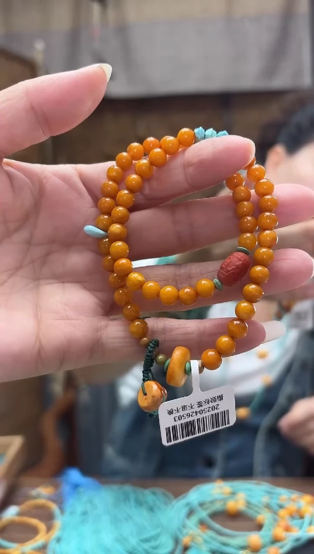 未镶嵌颈饰蜜蜡多样性发一件设计款 双圈