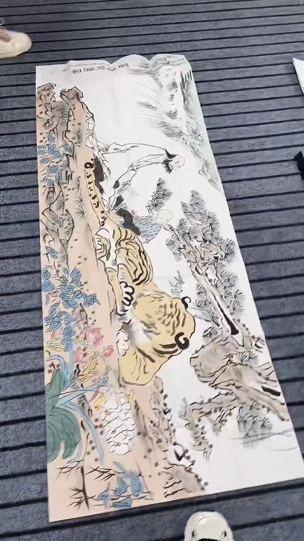 精品国画人物作品