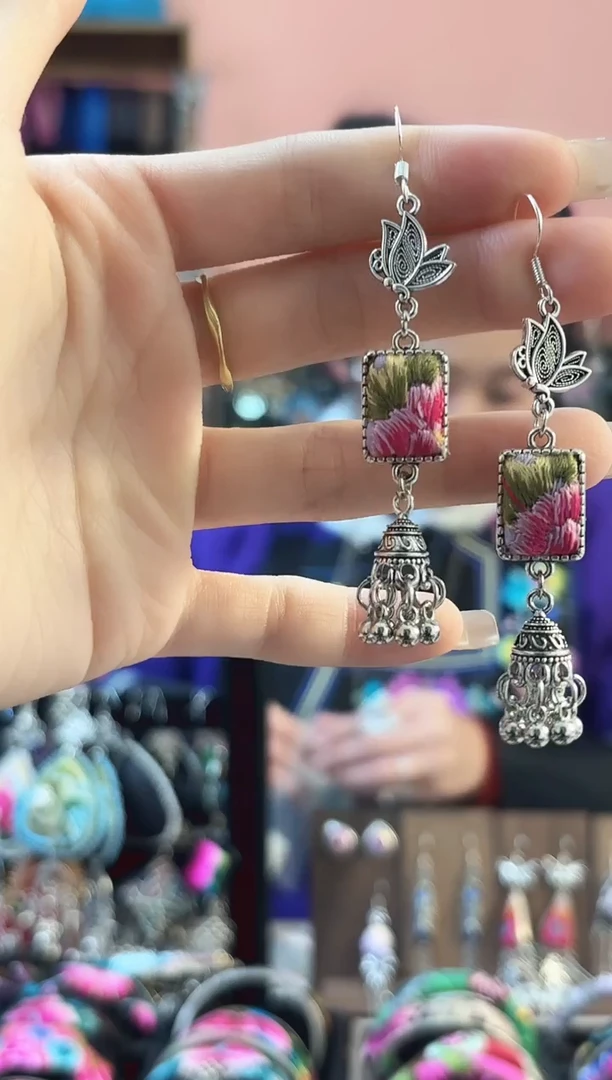 织绣艺枝独绣手工饰品222