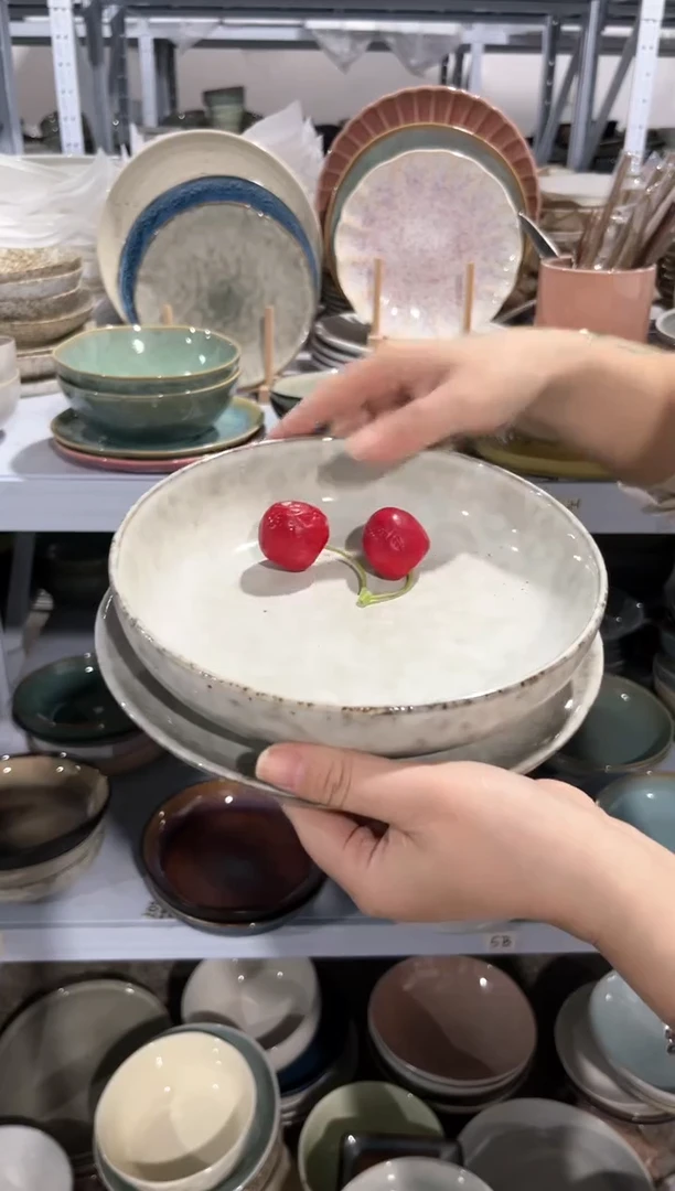 【闪购商品】瓷片外贸尾货微瑕满20包邮X2 深盘小盘