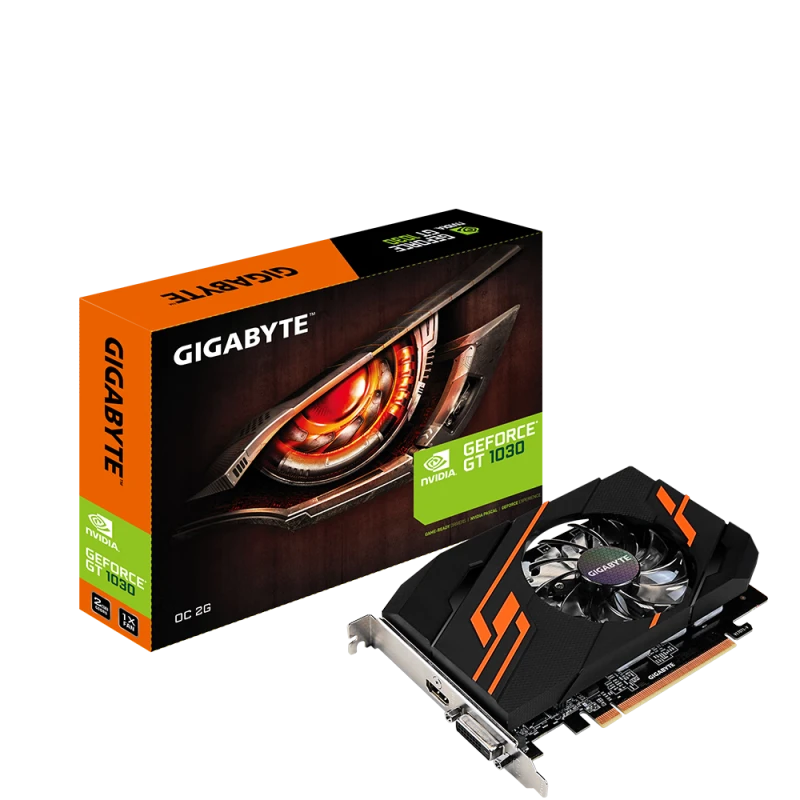 技嘉 GIGABYTE GeForce GT1030 OC 2G学习电脑独立显卡腾讯游戏卡