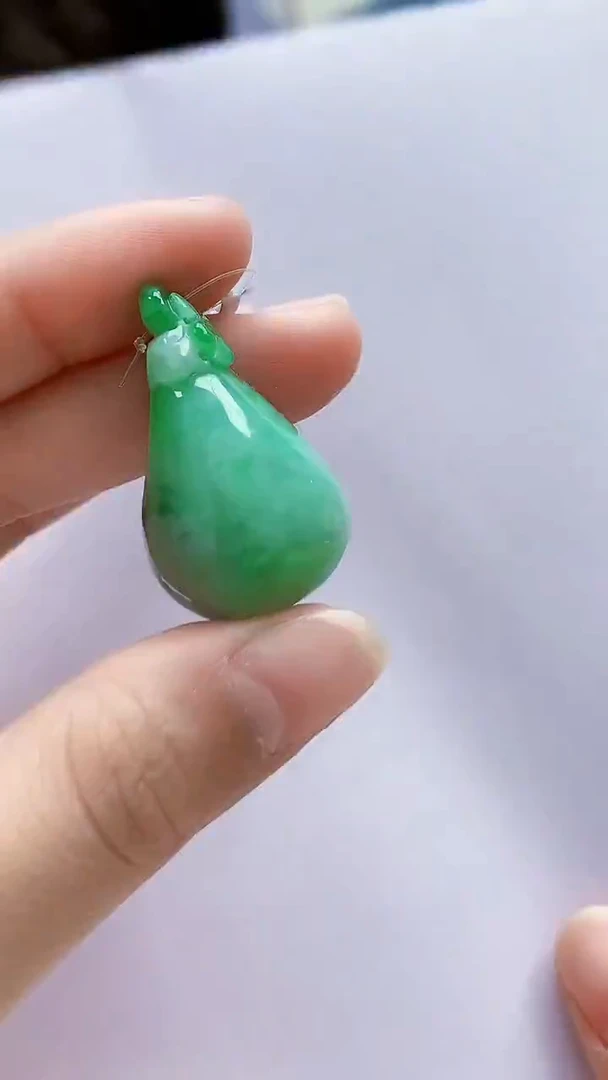 未镶嵌定制翡翠5145lr-毛货挂件5