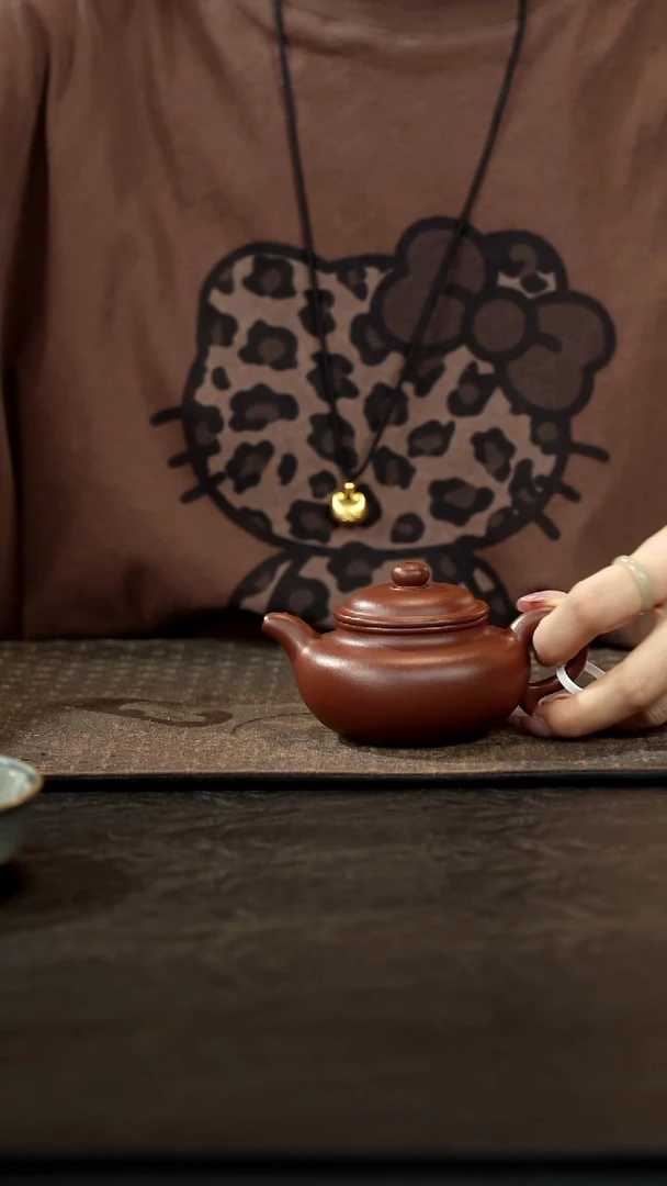 茶壶紫砂底槽青仿古150cc