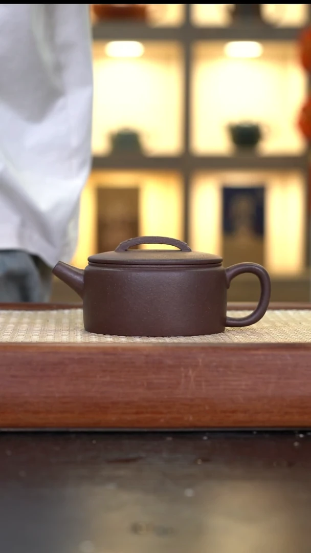 茶壶紫砂CZP   大水潭天青泥  汉瓦  220cc