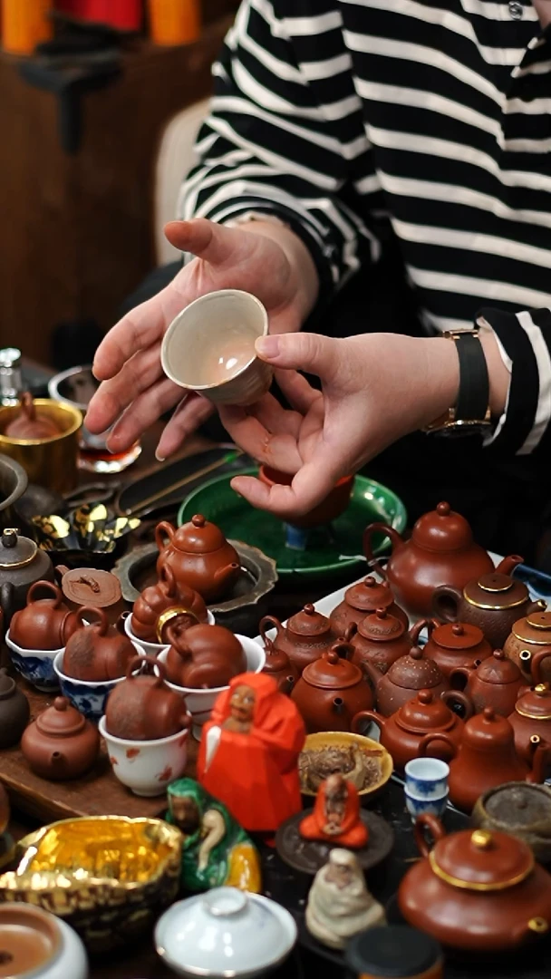 闪购44 萩烧茶杯功夫茶道具