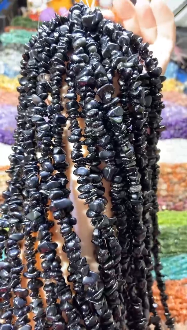 水晶珠宝半成品未镶嵌黑耀