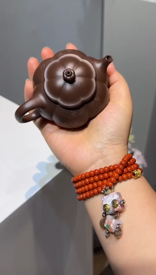 茶壶紫砂厚***0大鱼海棠