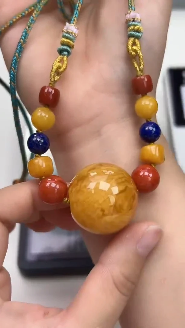 裸石琥珀未镶嵌琥珀蜜蜡吊坠