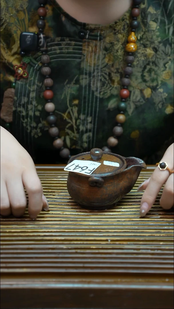 万古烧粗陶手工茶具