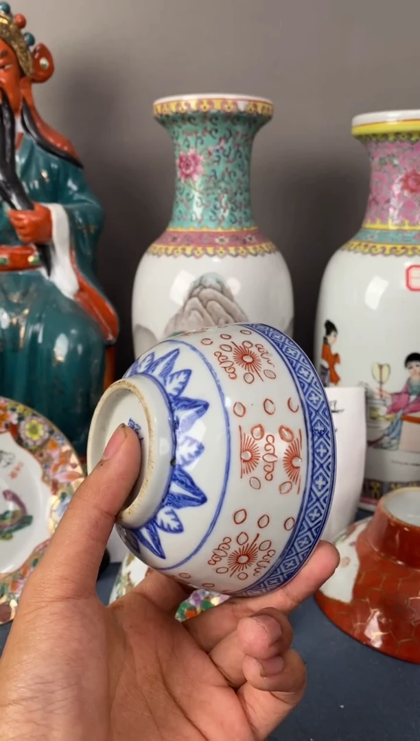 摆件陶567老厂瓷微瑕慎拍（已开价）