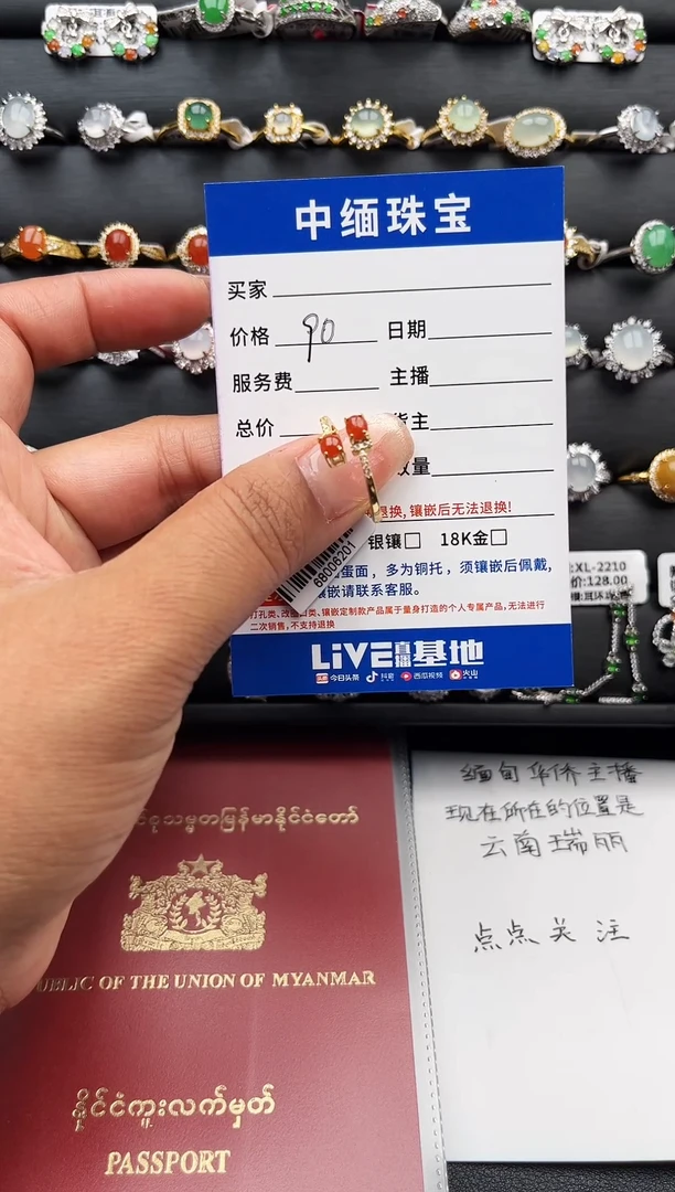 【闪购商品】翡翠颈饰银S925镶嵌缅甸天然A货翡翠S925银镶嵌