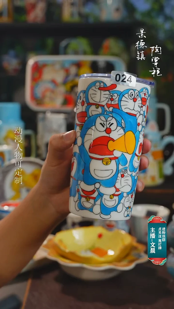 景德镇高温釉下彩纯手工手绘