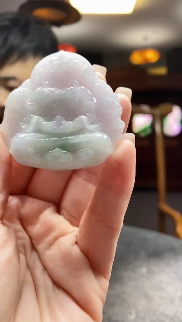 翡翠未镶嵌颈饰03/0615/W/观音