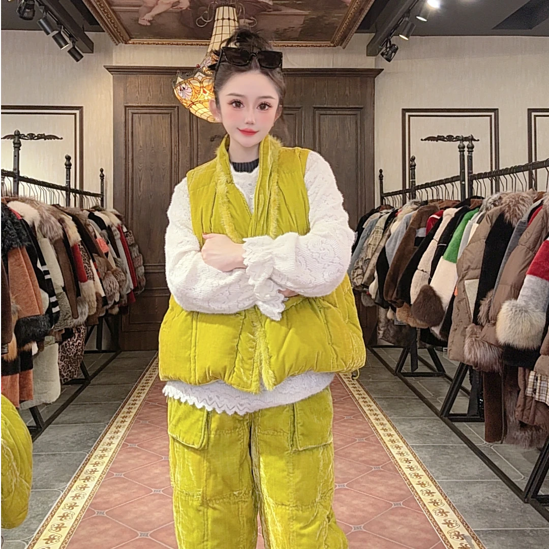 【DCP•Flagship store】83580-E 新款时尚水貂鹅绒马甲