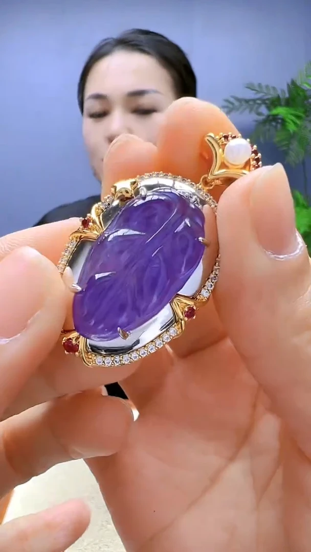 【闪购商品】翡翠颈饰14K金镶嵌颈饰