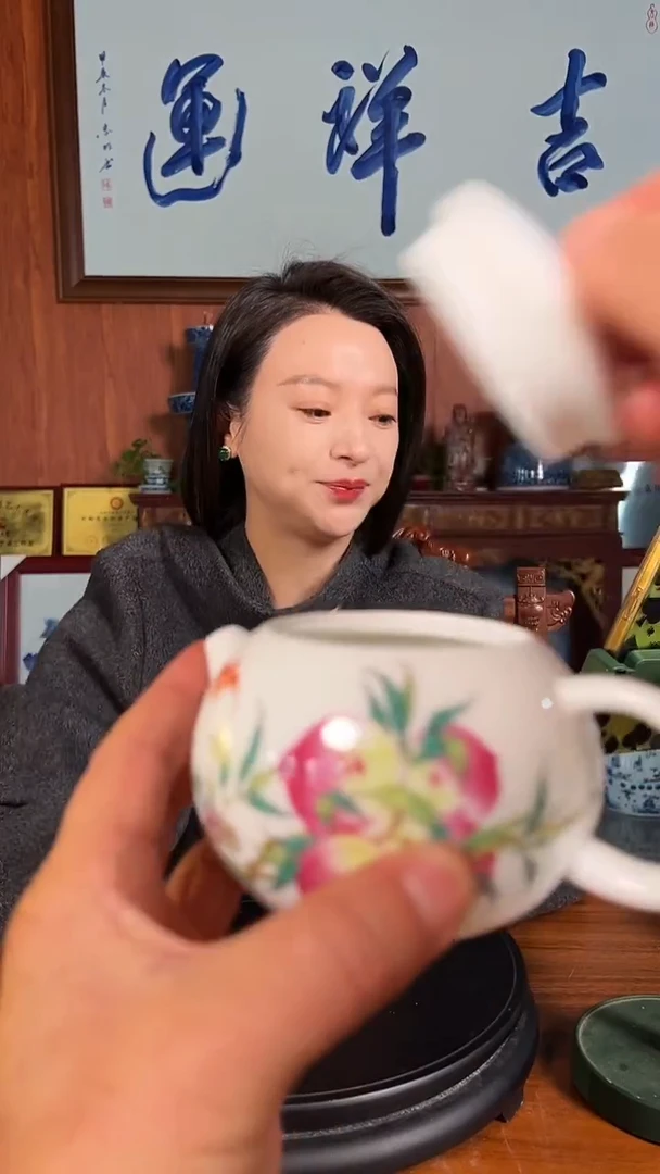 摆件陶景德镇精美陶瓷壶