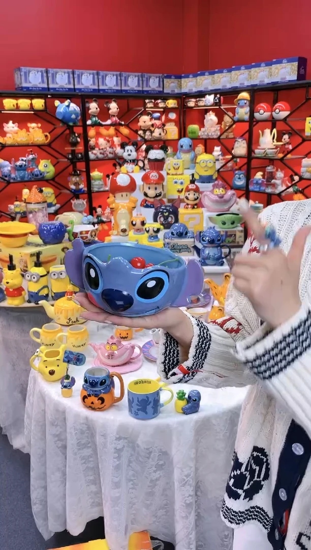 【闪购商品】1@@史迪奇水果沙拉碗