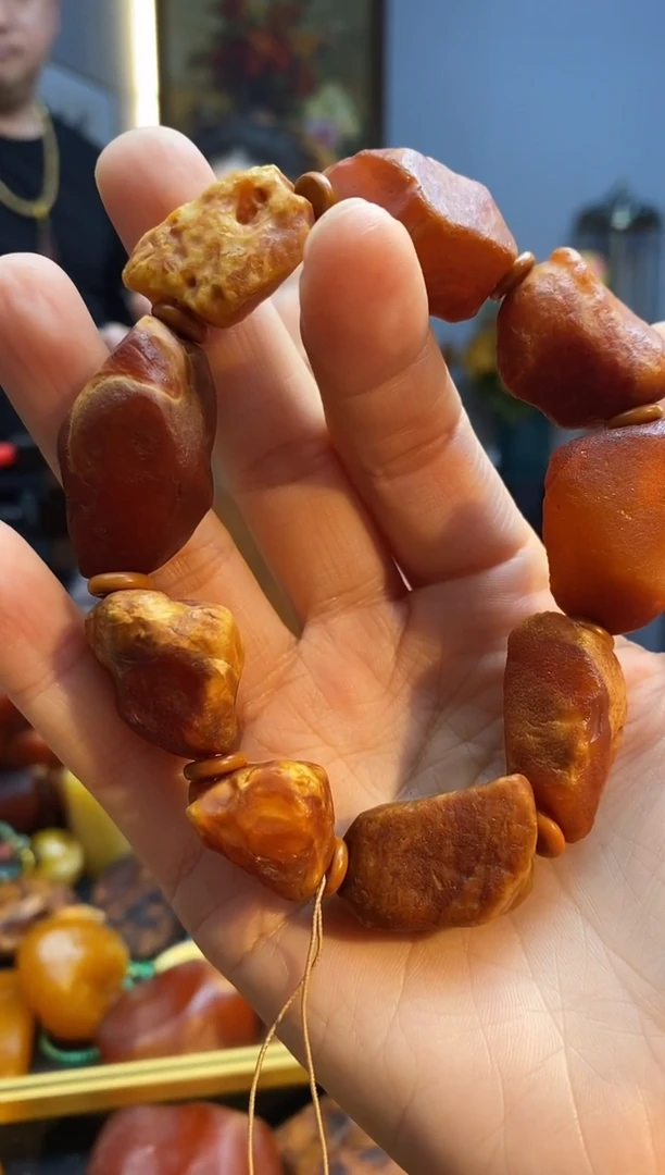 手链琥珀未镶嵌手串